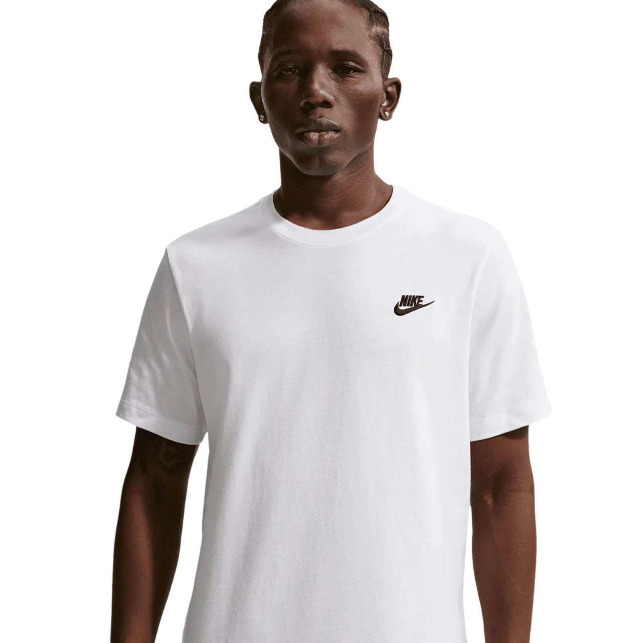 Футболка мужская Club Short Sleeve Nike, черный/белый