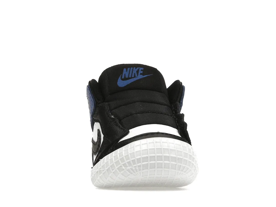 Детские пинетки-кроссовки с длинным рукавом Jordan 1 Crib Bootie Jordan, Black/White-Varsity Royal — фото 2