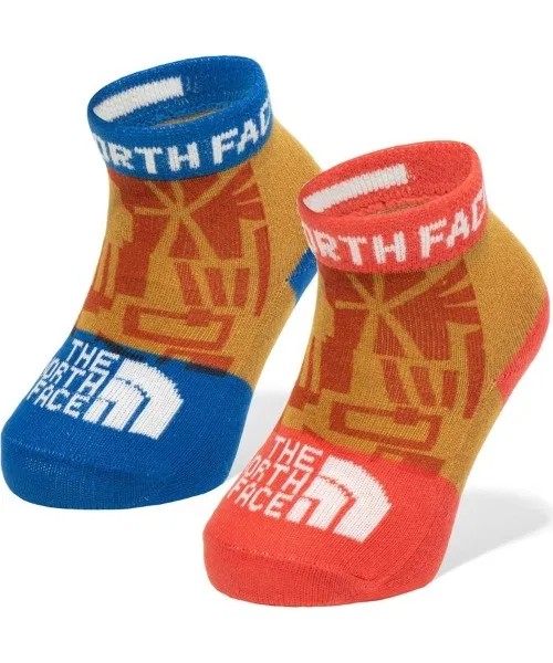Носки детские 2 пары THE NORTH FACE короткие с принтом