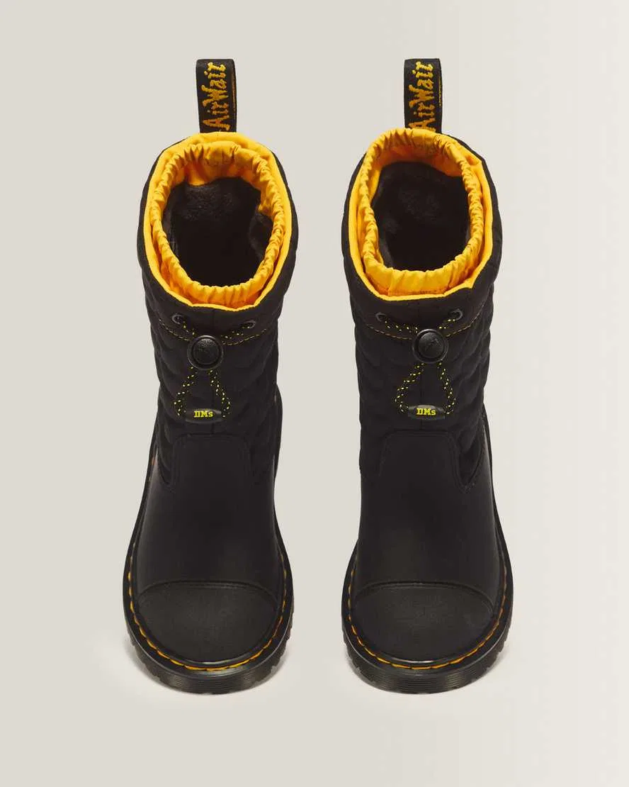 Детские ботинки на резинке с флисовой подкладкой Cullen II Junior Pull On Boot Dr. Martens, черный — фото 4