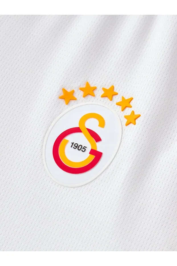 Детские спортивные шорты для девочек с принтом Galatasaray Puma 2026/2027 Kids' Alternate Shorts Gsstore, White — фото 4