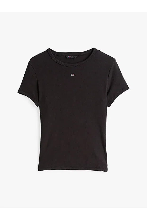 Женская футболка с коротким рукавом Tommy Hilfiger, Siyah