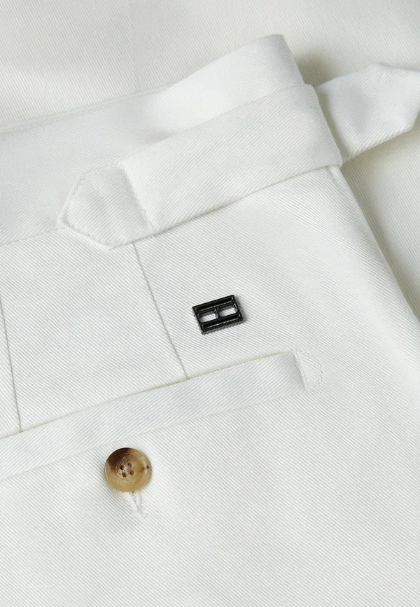 Брюки хлопковые Trousers Tommy Hilfiger, Ivory Petal — фото 3