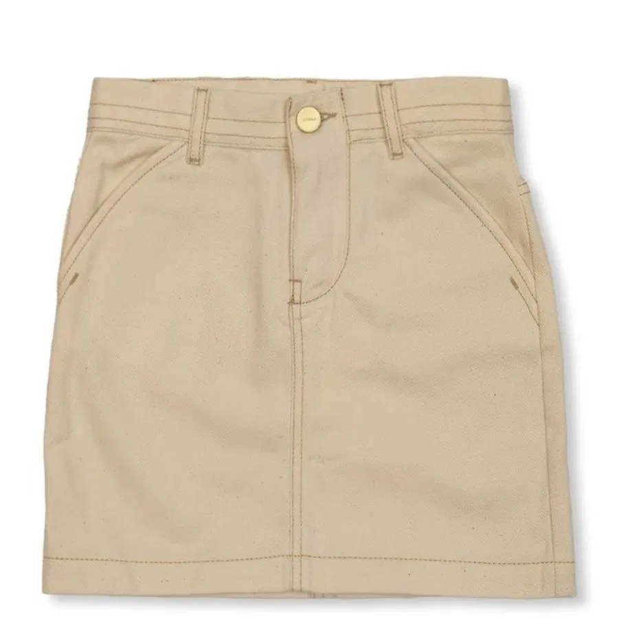 Юбка джинсовая La Jupe De Nimes Jacquemus, Beige