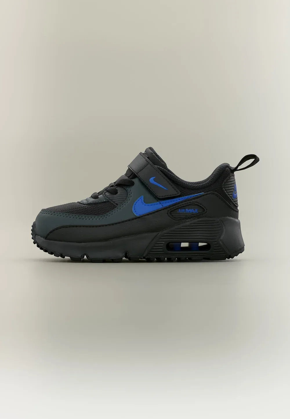 Кроссовки Air Max 90 унисекс Nike Sportswear, Black/Racer Blue/Dark Smoke Grey