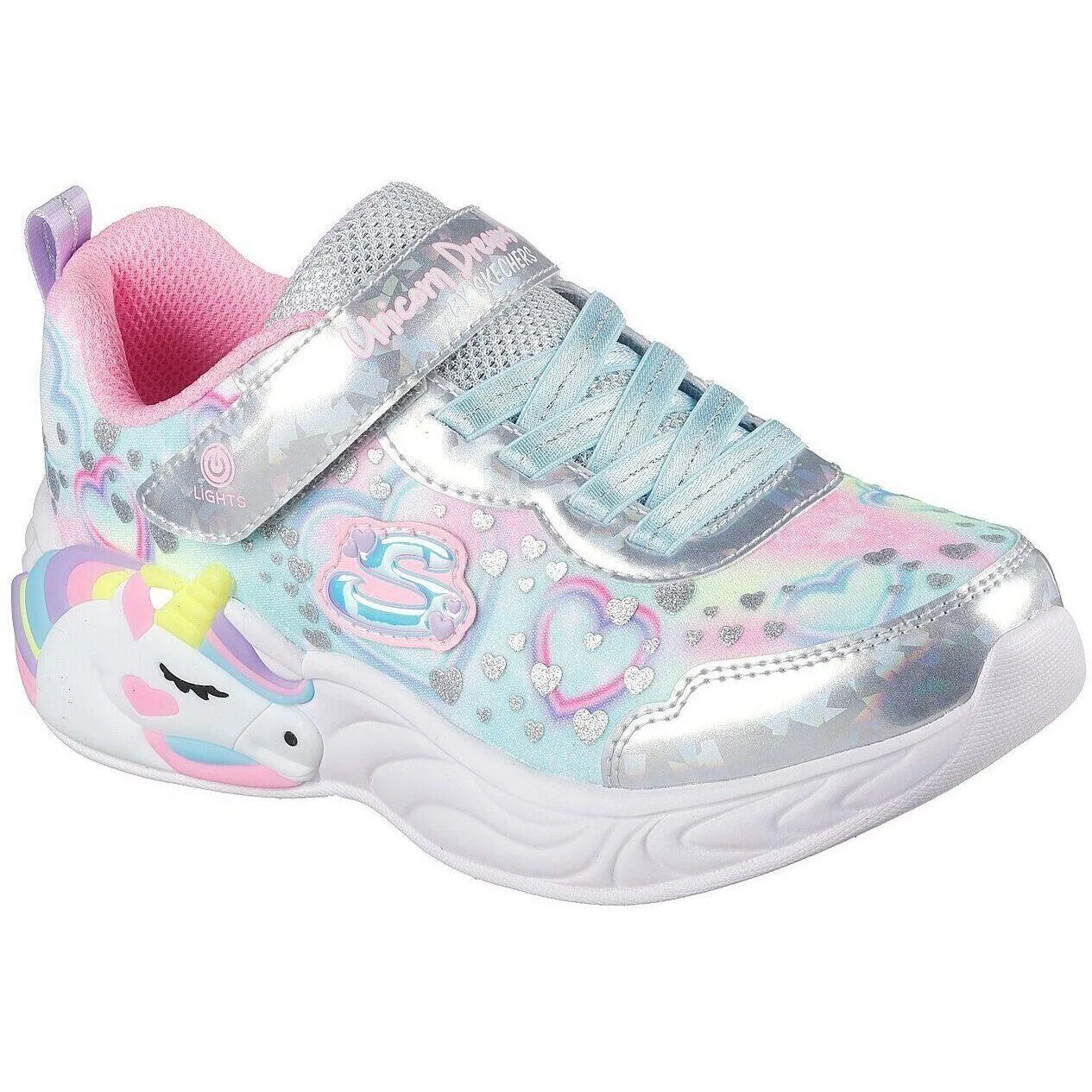 Детские кроссовки с подсветкой S Lights-unicorn Dreams-hear Skechers, Bunt