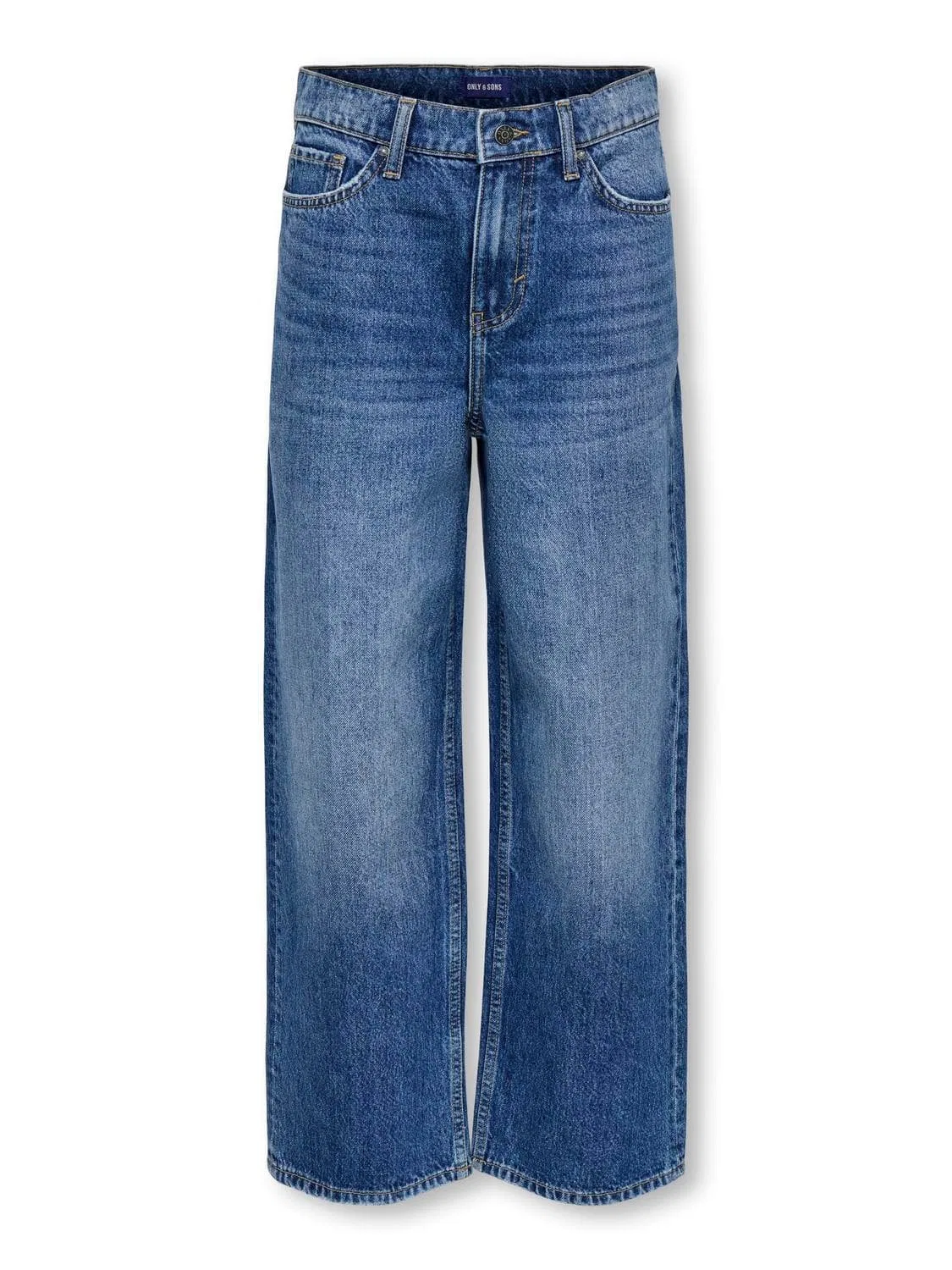 Джинсы свободного кроя Osjremi Only & Sons Junior, синий