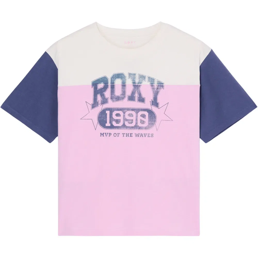 Детская футболка для девочек свободного кроя Snow Starlight Roxy, Pink