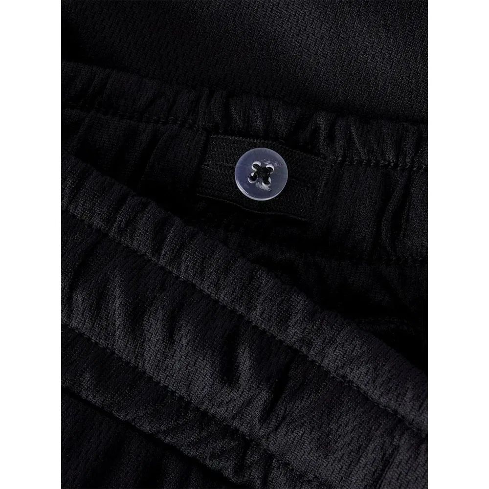 Детские шорты для девочек с эластичным поясом Name it x Lotto JYC, Black — фото 3