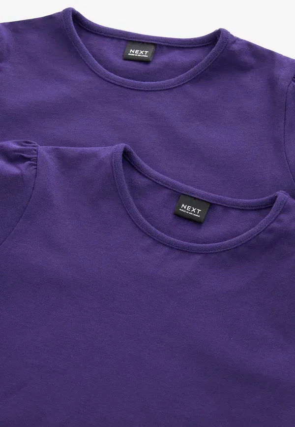 Комплект из 2 футболок, хлопок, 2Er pack, Next, Purple, фиолетовый — фото 4