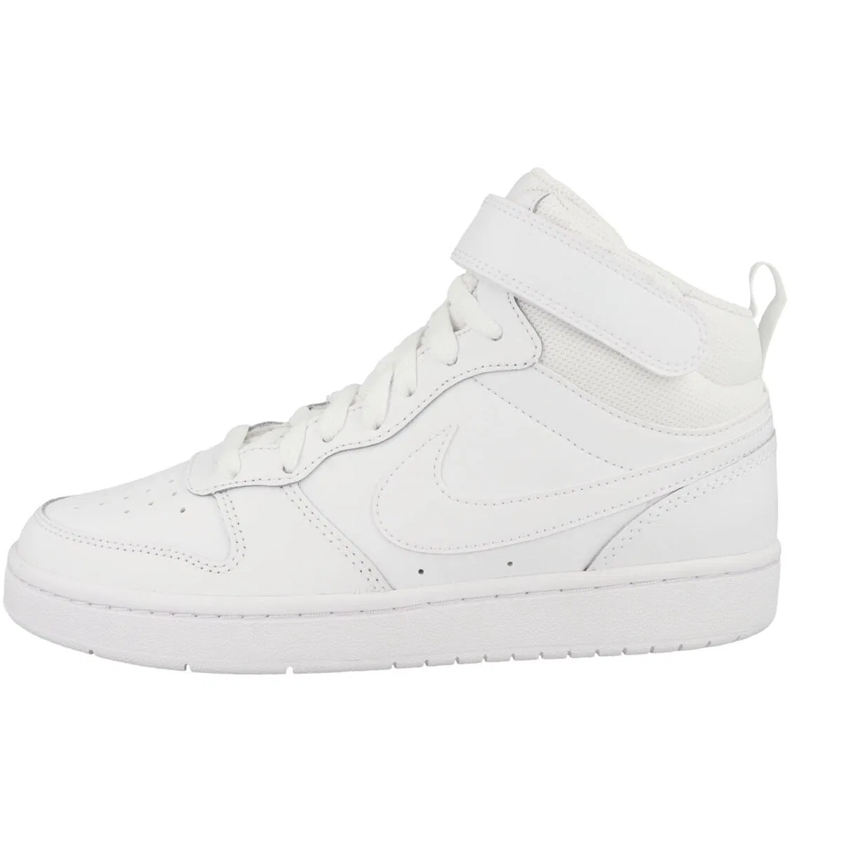 Детские кожаные кроссовки Court Borough Mid 2 Nike, Weiss
