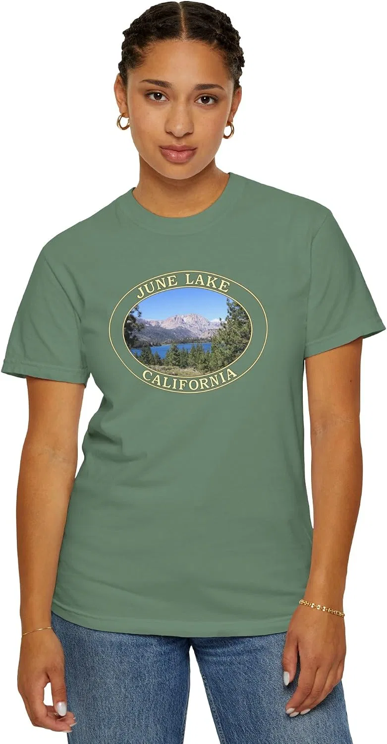 Футболка с фотографией June Lake Comfort Colors 1717, Light Green — фото 2
