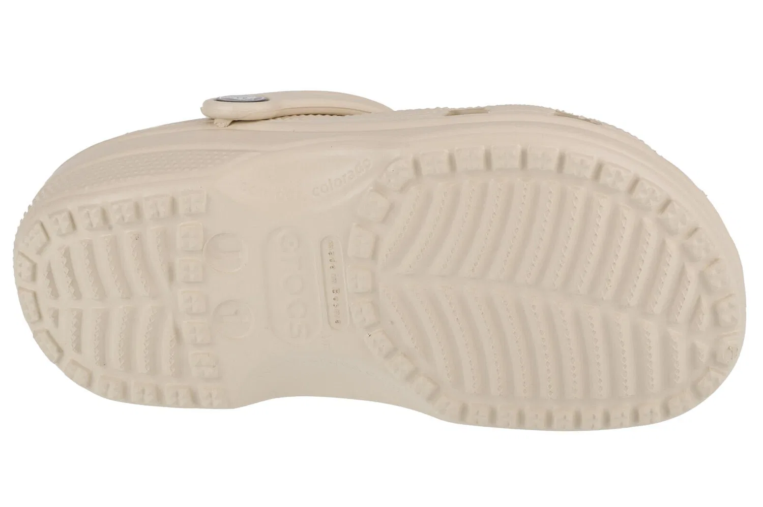 Детские сабо с поворотным ремешком Classic Crocs, цвет Creamfarben Baumwollweiß — фото 4