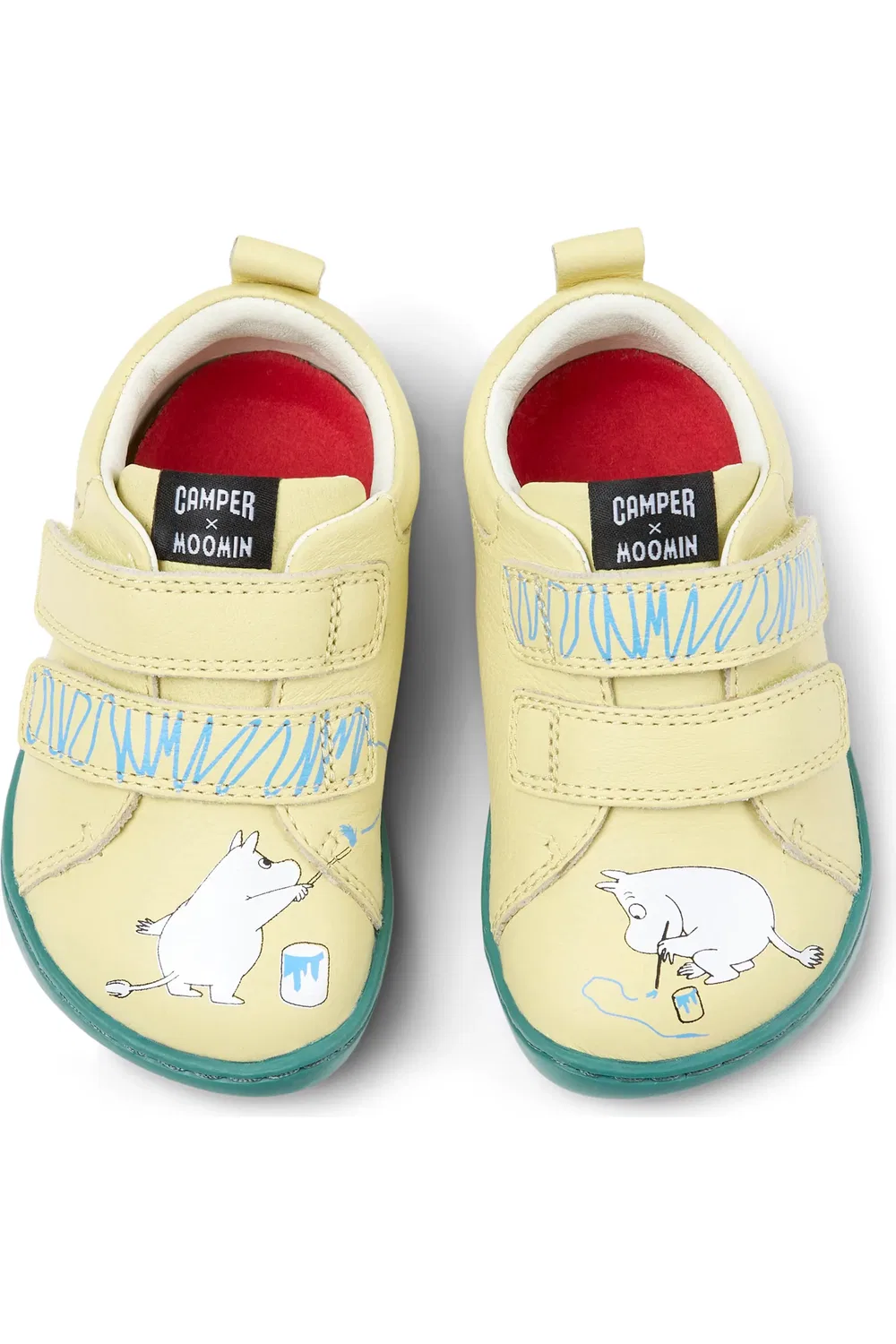 Ботинки детские Camper Peu Cami для первых шагов, на широкой подошве, Light Pastel Yellow — фото 4