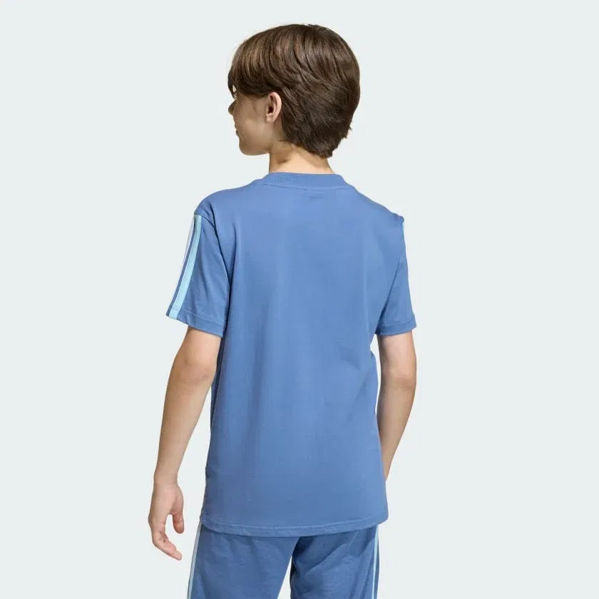 Детская футболка с принтом Argentina DNA Kids adidas, Crew Blue — фото 4
