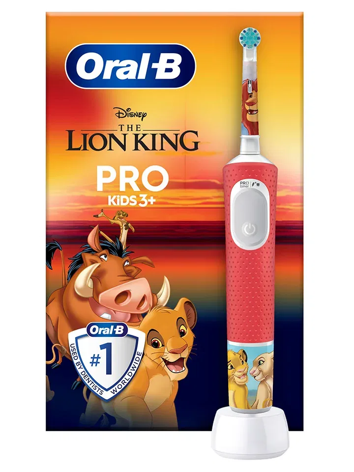 Электрическая зубная щетка Vitality Pro 103 König der Löwen, Oral-B, красный