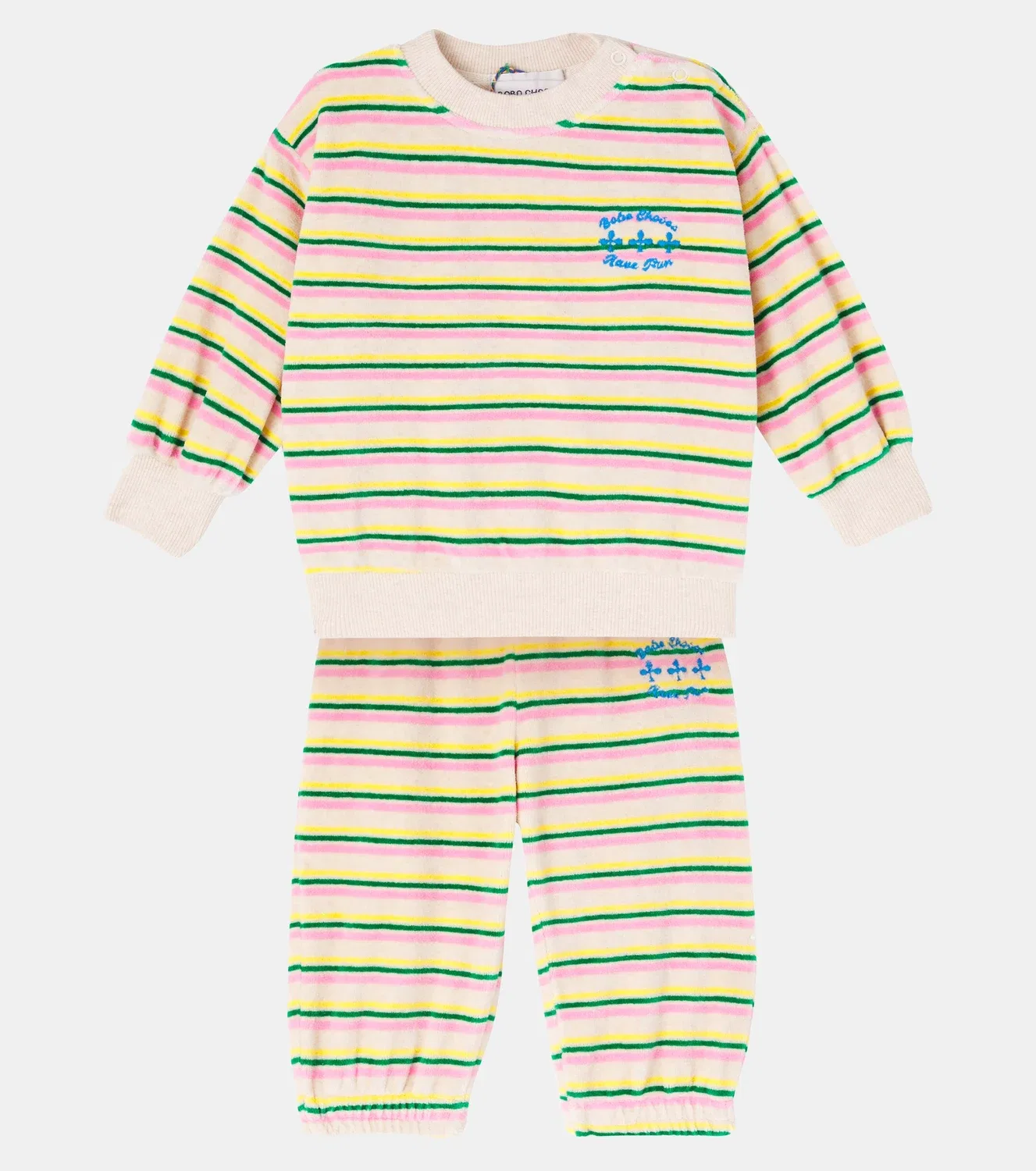 Комплект из вельвета для малышей с толстовкой и штанами Bobo Choses, Multicolor — фото 2