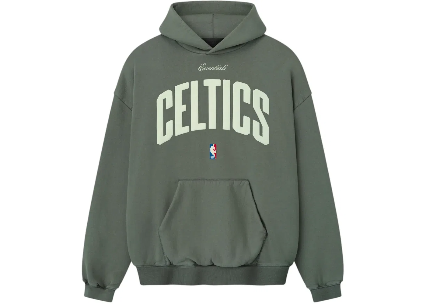 Мужской худи с принтом Celtics 90s Hoodie Fear of God, Balsam Green