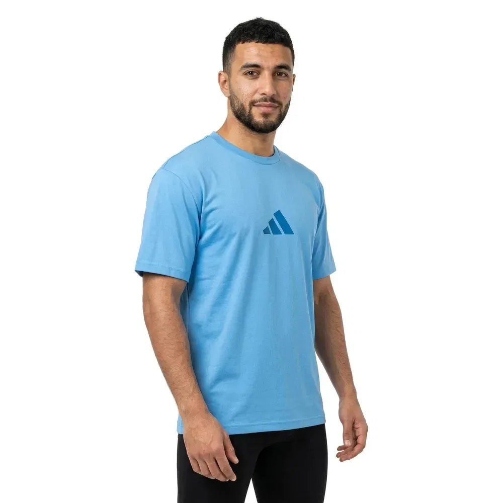 Мужская футболка свободного кроя Z.N.E. Adidas, Blue — фото 2
