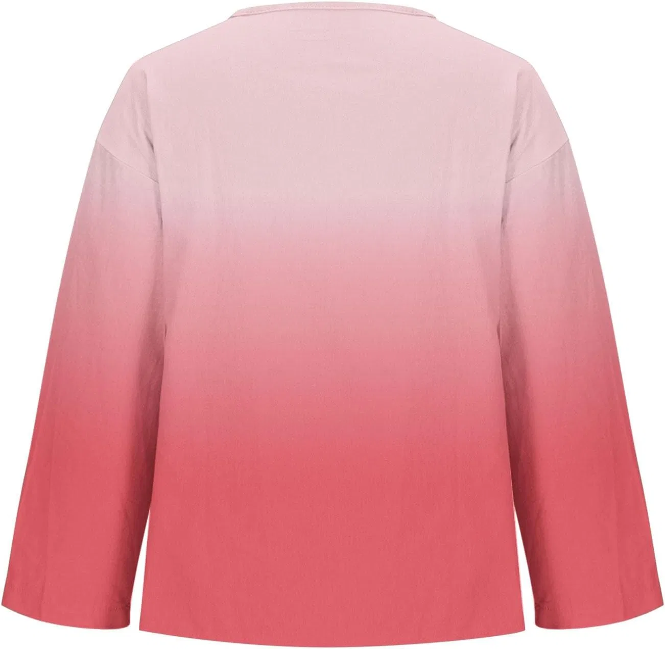 Футболка женская с V-образным вырезом, Oversize, Polyester, P-98 Pink — фото 4
