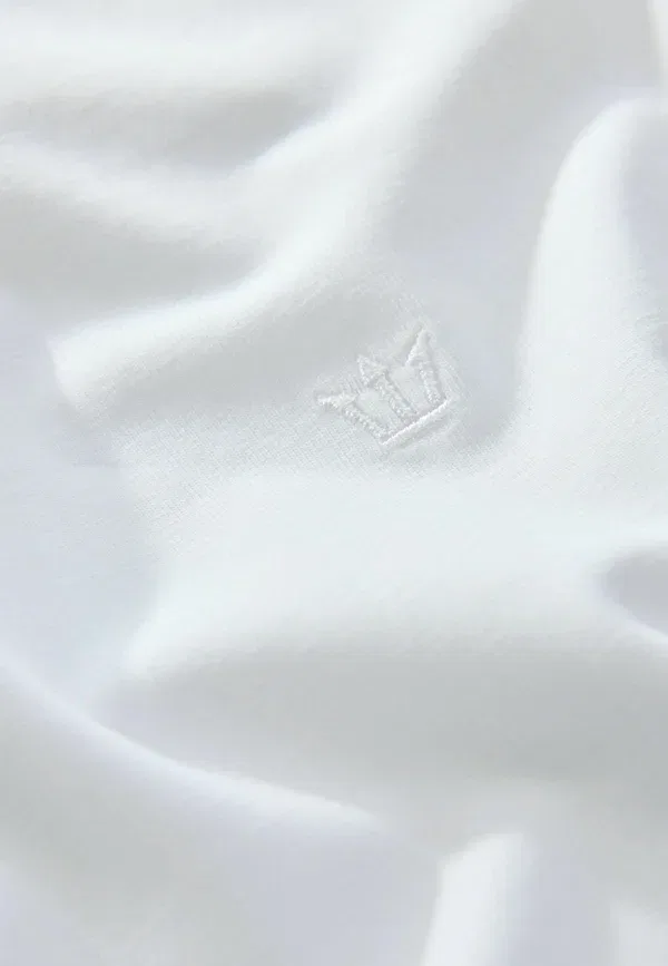 Футболка хлопковая Basic T-shirt Next white, белый — фото 2