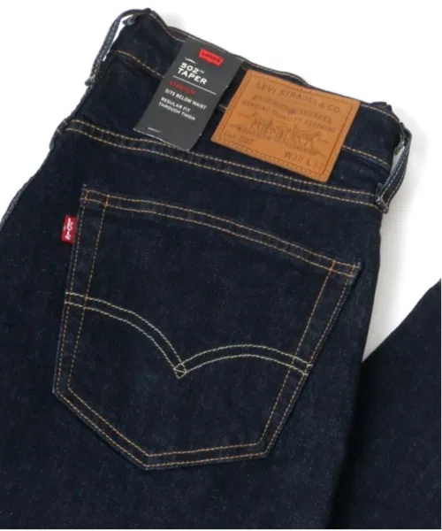 Мужские джинсы скинни-тейпер с эффектом потертости 502 Taper Stretch Levi's, One Wash
