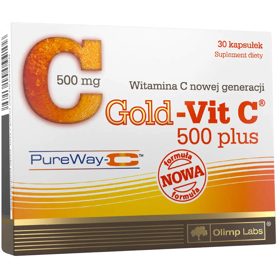 

Olimp Gold-Vit C 500 Plus биологически активная добавка, 30 капсул/1 упаковка