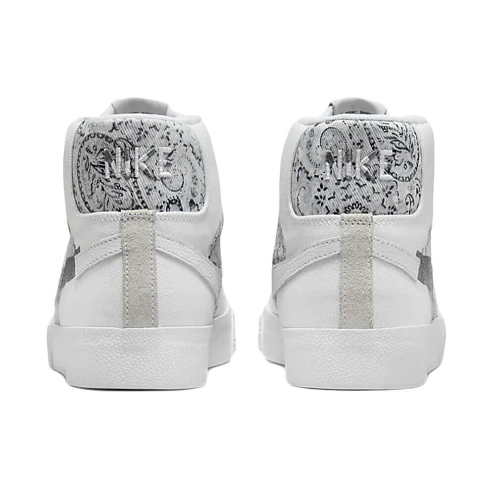 Скейтерские кеды Nike SB Zoom Blazer Mid Premium, белый — фото 4
