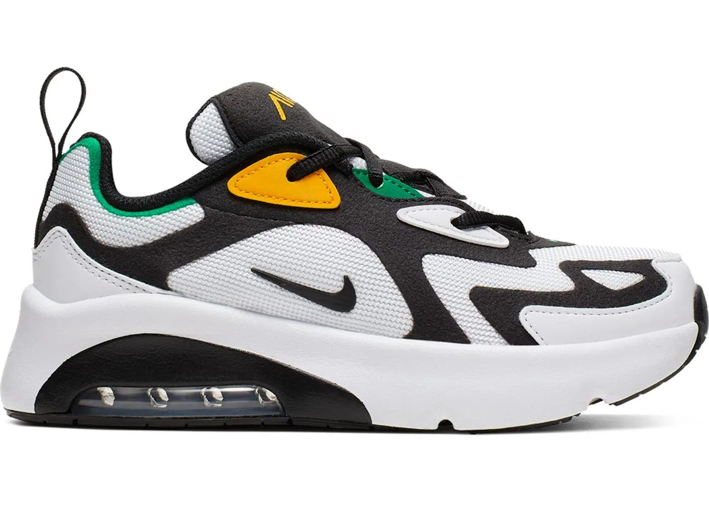 Детские кроссовки Lifestyle Nike Air Max 200, White/Bright Crimson-University Gold-Black