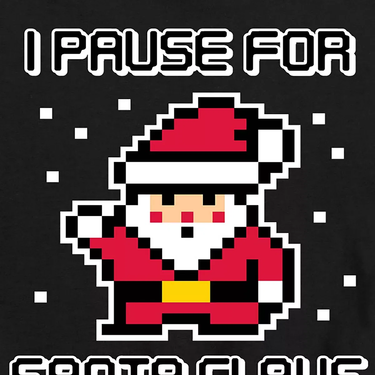 Детская футболка с принтом I Pause for Santa Claus Instant Message, Royal Blue — фото 2
