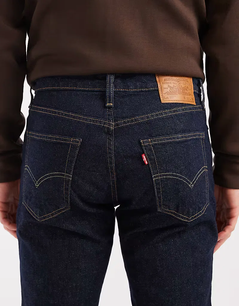 Джинсы Levi's 511 slim индиго — фото 4