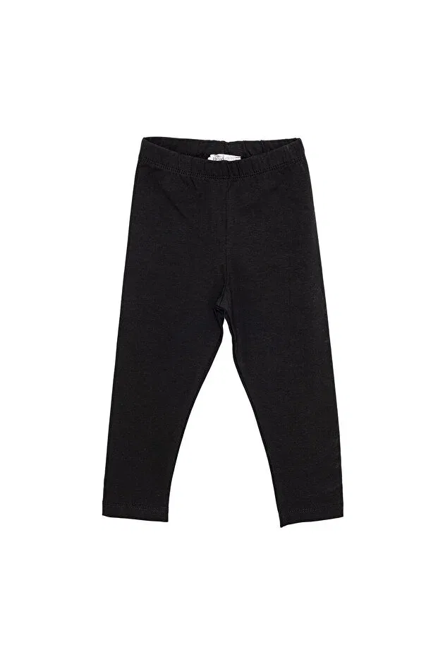 Детские леггинсы для девочек с принтом Basics Ebebek Hello Baby, Black