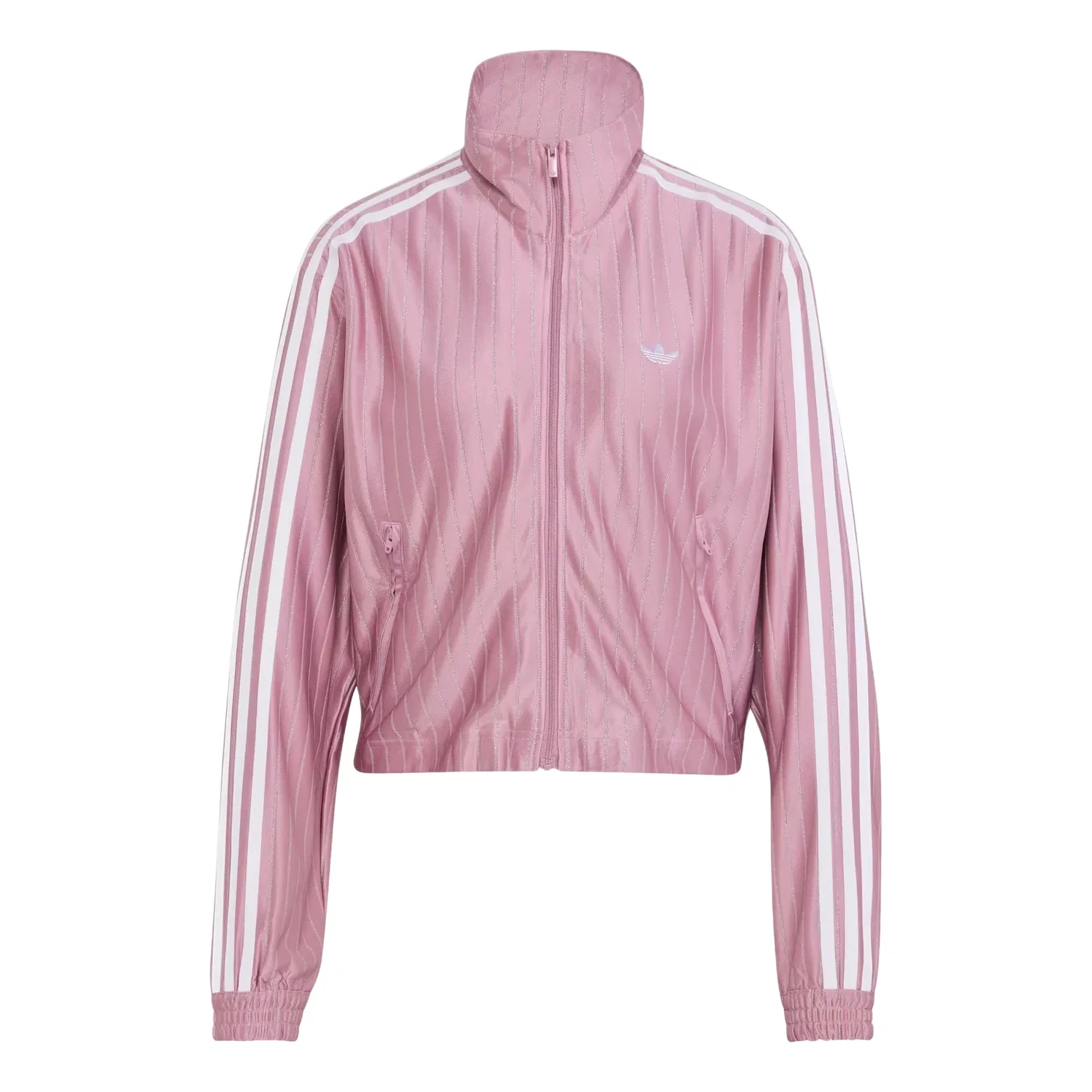 Женская куртка с принтом Firebird Pinstripe Adidas, розовый