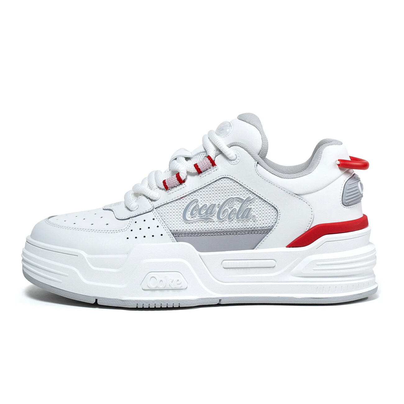 

Кроссовки Coca-Cola Skateboarding Shoes Unisex Low-top, белый