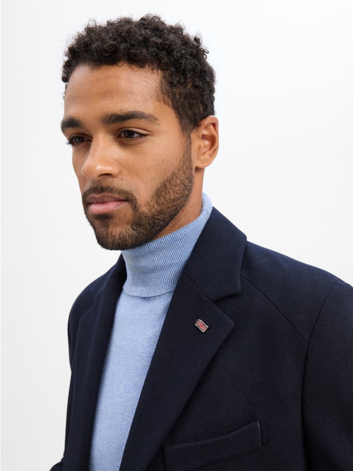 

Пальто Фредерика темно-синего цвета Finshley & Harding London