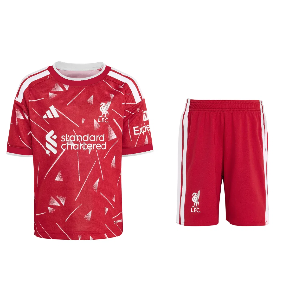 Детский спортивный комплект с быстросохнущей тканью Adidas, Chestnut Red