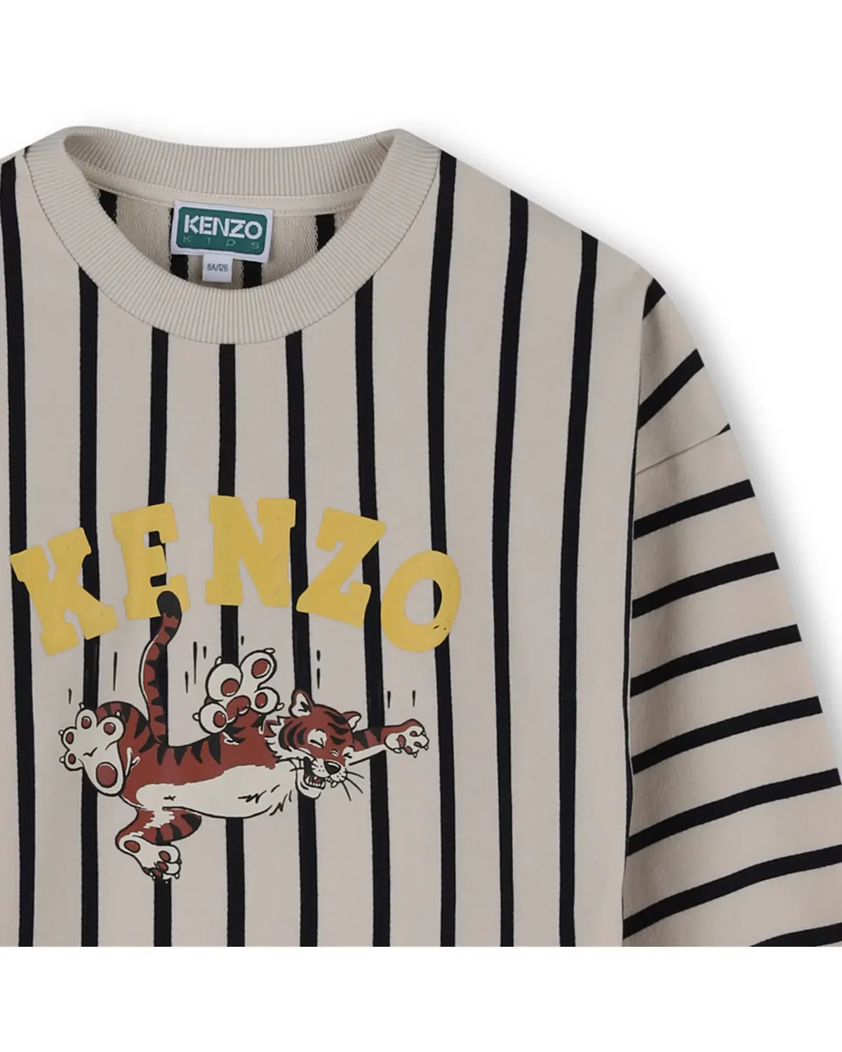 Детское платье для девочек с длинным рукавом Kenzo Kids, Marrón Claro — фото 2