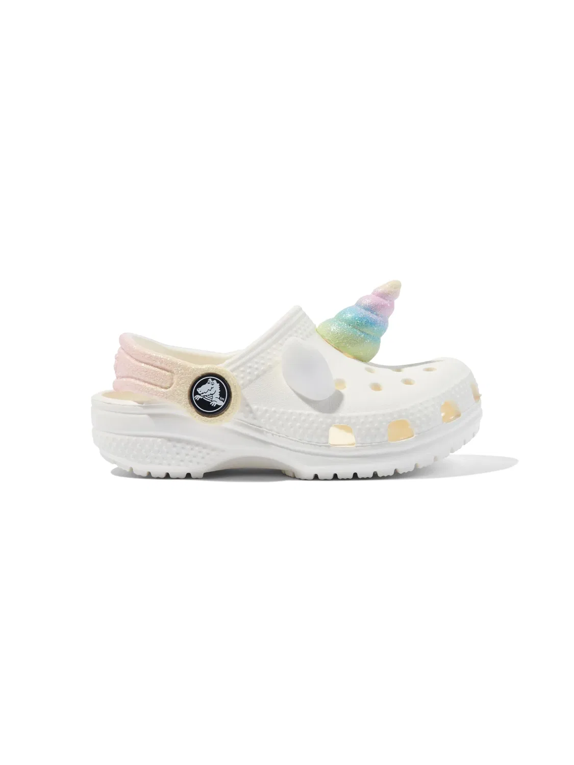 Сандалии с деталями единорога Crocs, белый