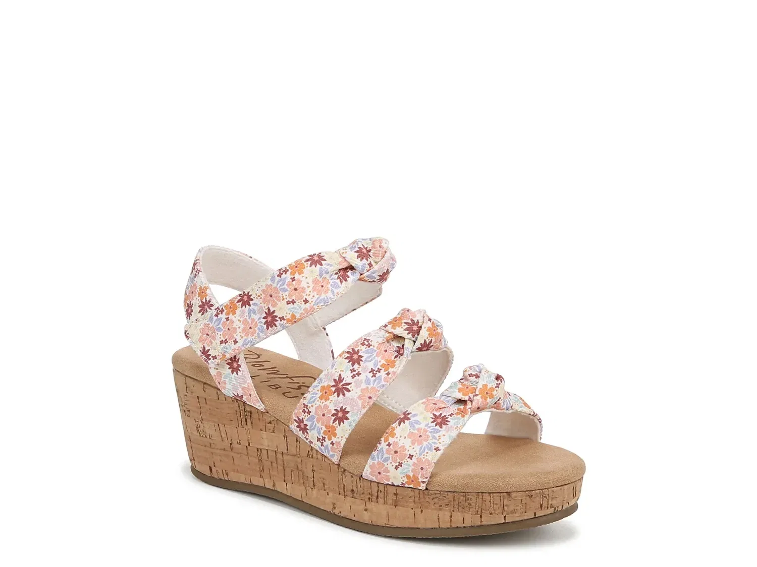 Сандалии Laughter Wedge Sandal, Kids', Blowfish Malibu, белый/мультиколор