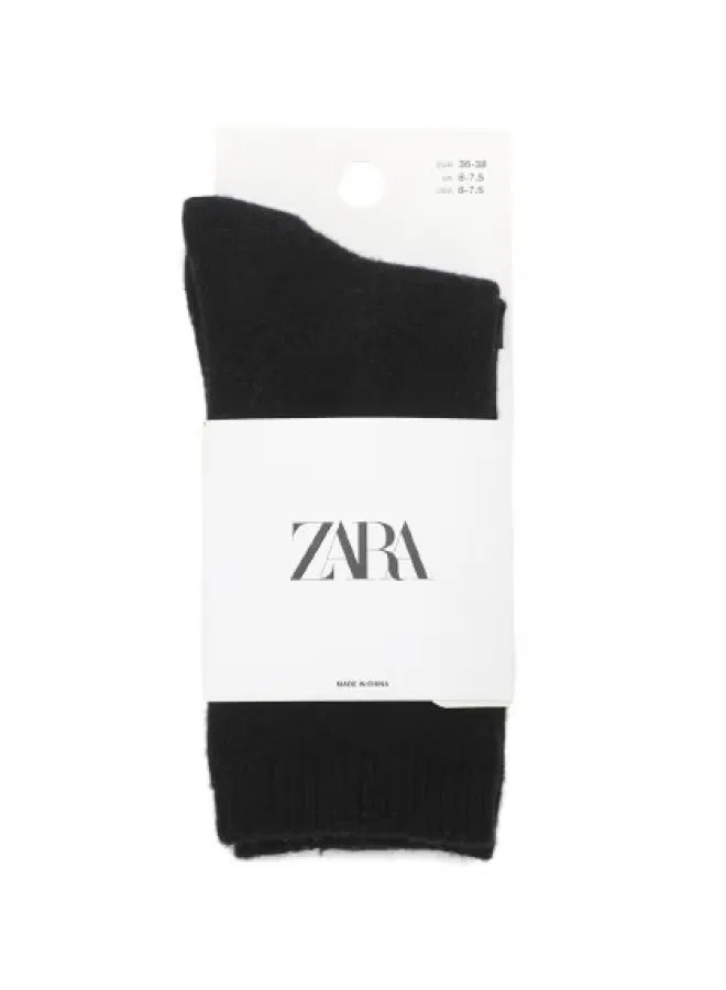 Носки мягкие удобные Zara, черный