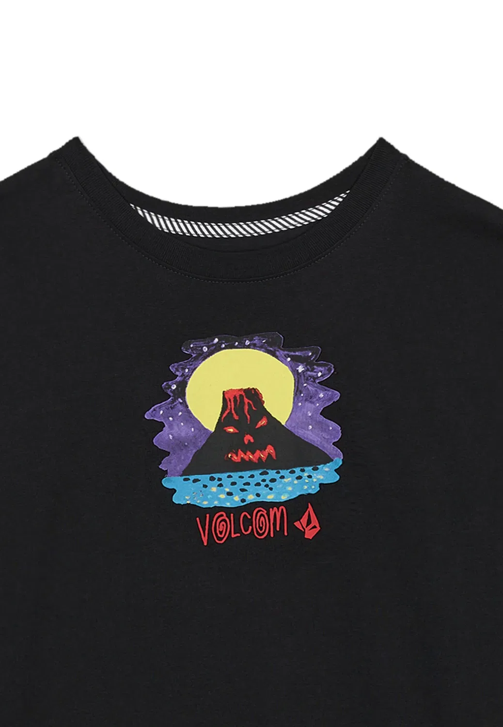 Tee fa ozzy 1 - футболка с принтом Volcom, Black — фото 3