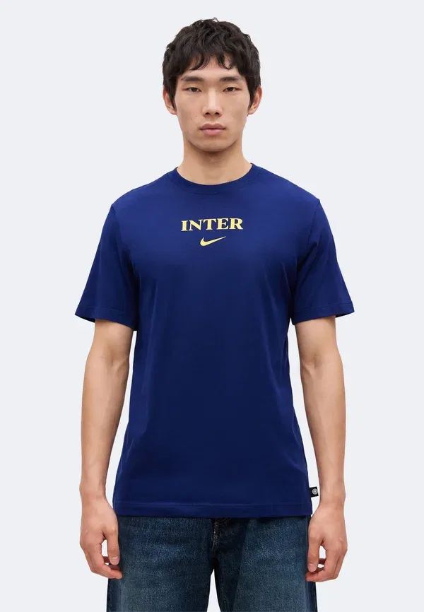 Футболка с принтом Inter Milan Nike Performance Blue Void, синий