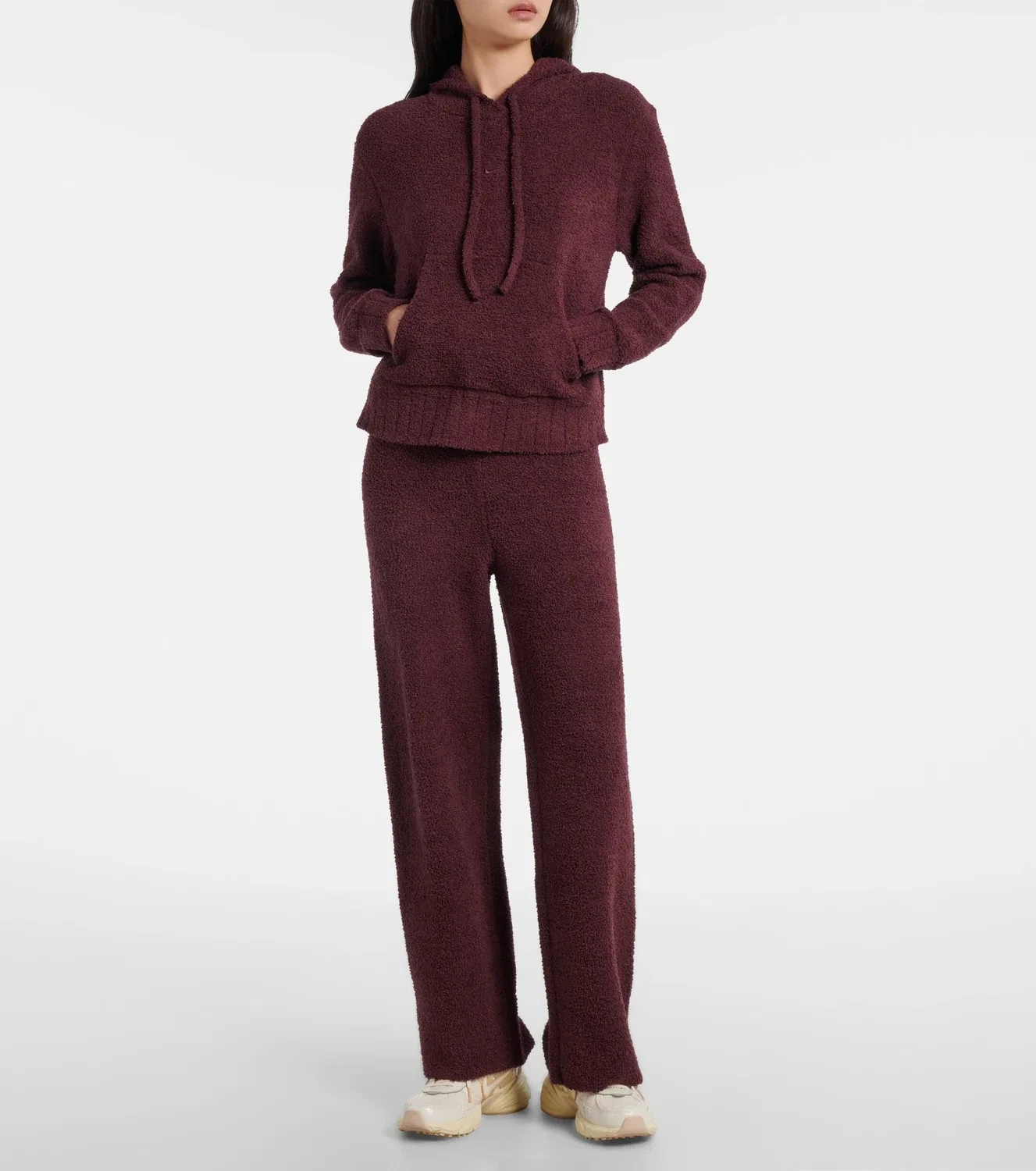 Худи Nike Phoenix Fleece, бордовый — фото 2