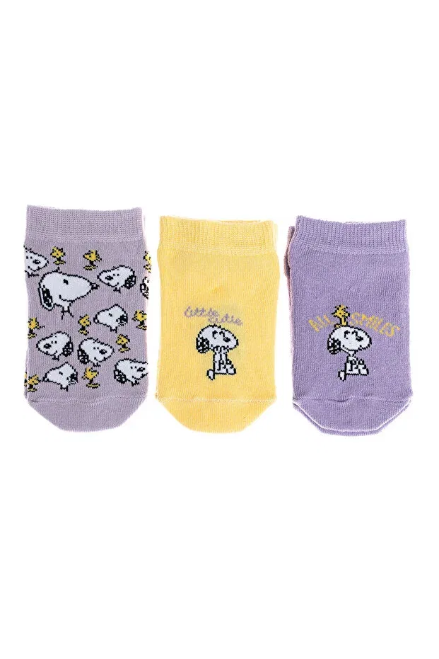 Детские носки для девочек с принтом Snooze baby snoopy Snoozebaby, Sarı