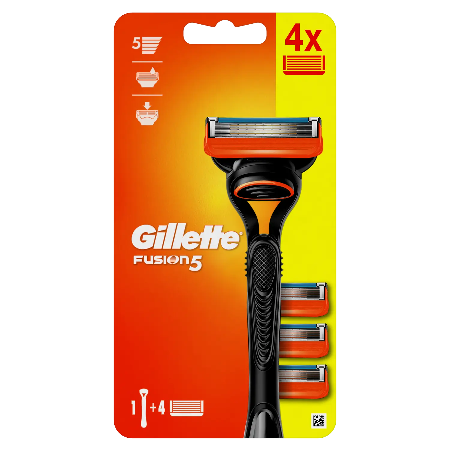 

Gillette Fusion Proglide ручка бритвы, 1 шт. + картриджи, 4 шт./1 уп.