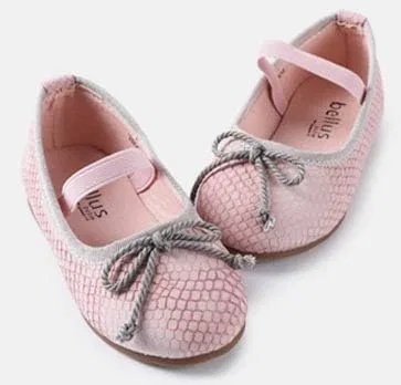 Детские туфли-балетки Мэри Джейн для девочек ContiKids, Ribbon Pink — фото 2