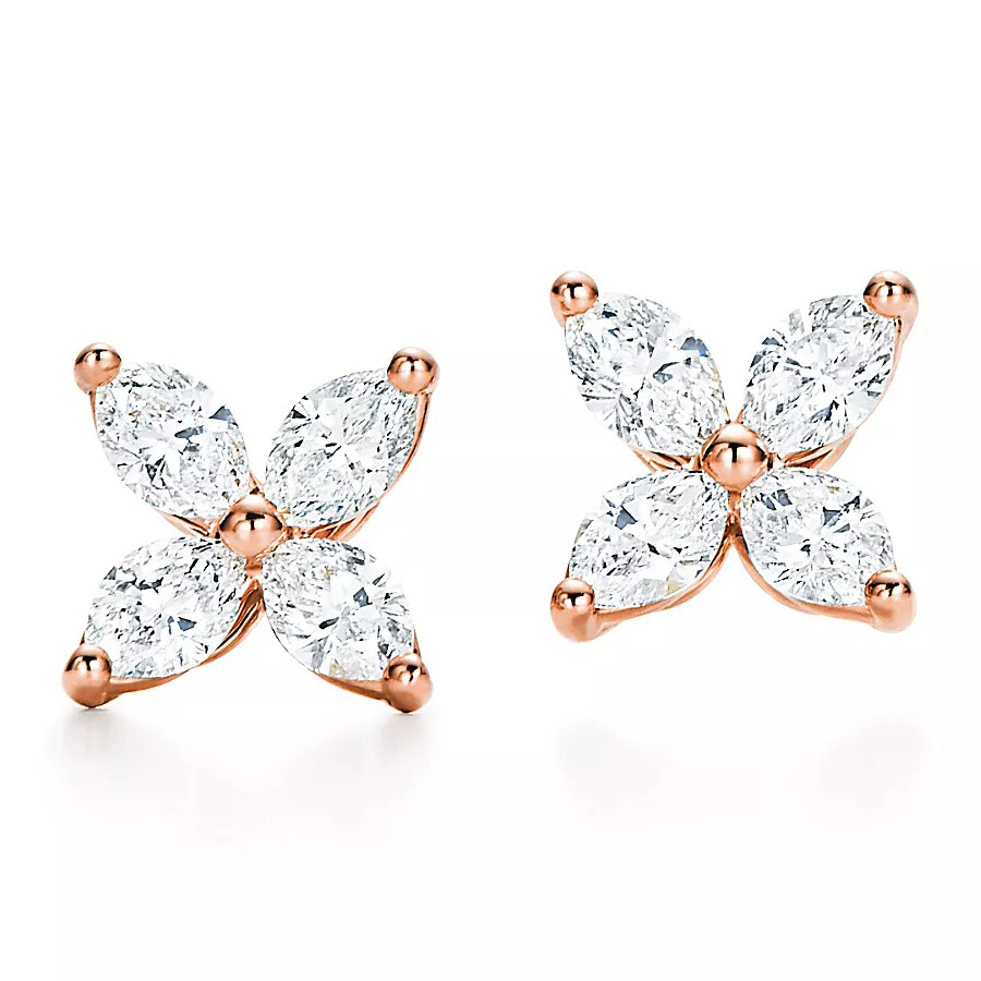 

Серьги Tiffany & Co Tiffany Victoria, розовое золото/бриллиант