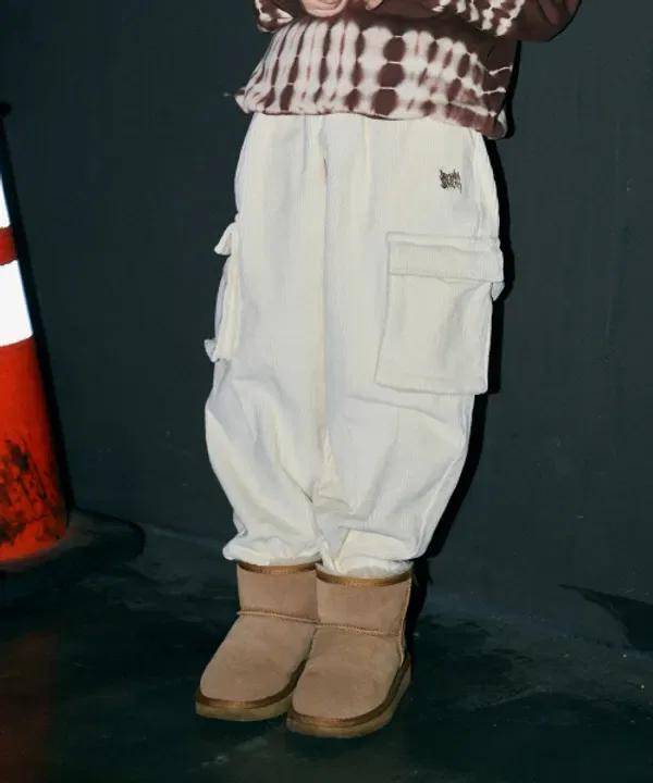 Штаны вельветовые детские, Kids corduroy pants Brownbreath Kids, кремовый