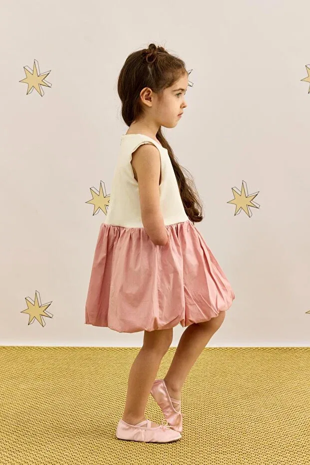 Детское платье для девочек хлопковое Fahhar Kids, Pink — фото 3