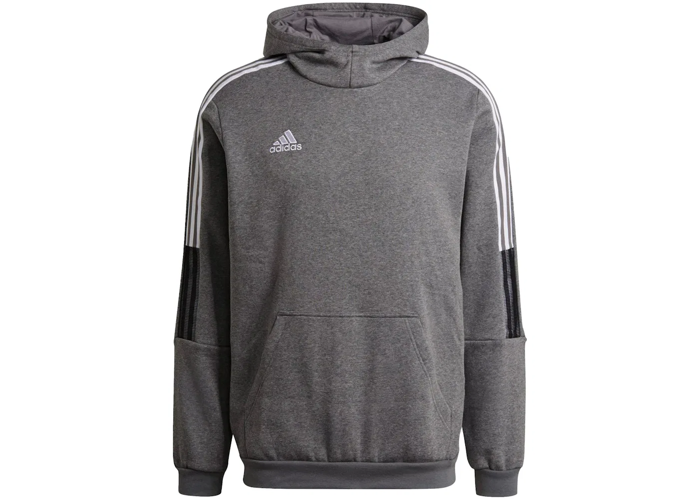 Мужская худи с длинным рукавом Adidas, Grey Melange
